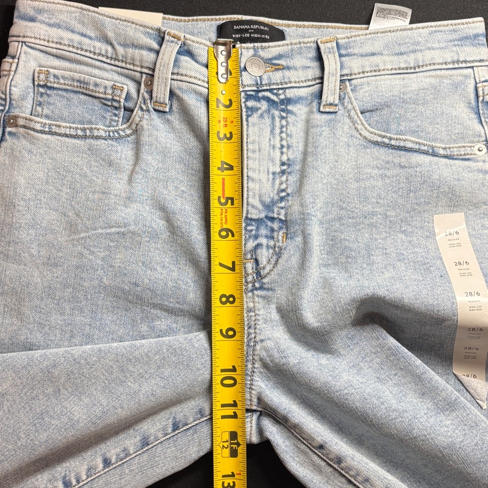 Banana Republic Light Wash Wide-Leg Jeans - Picture 10 of 12